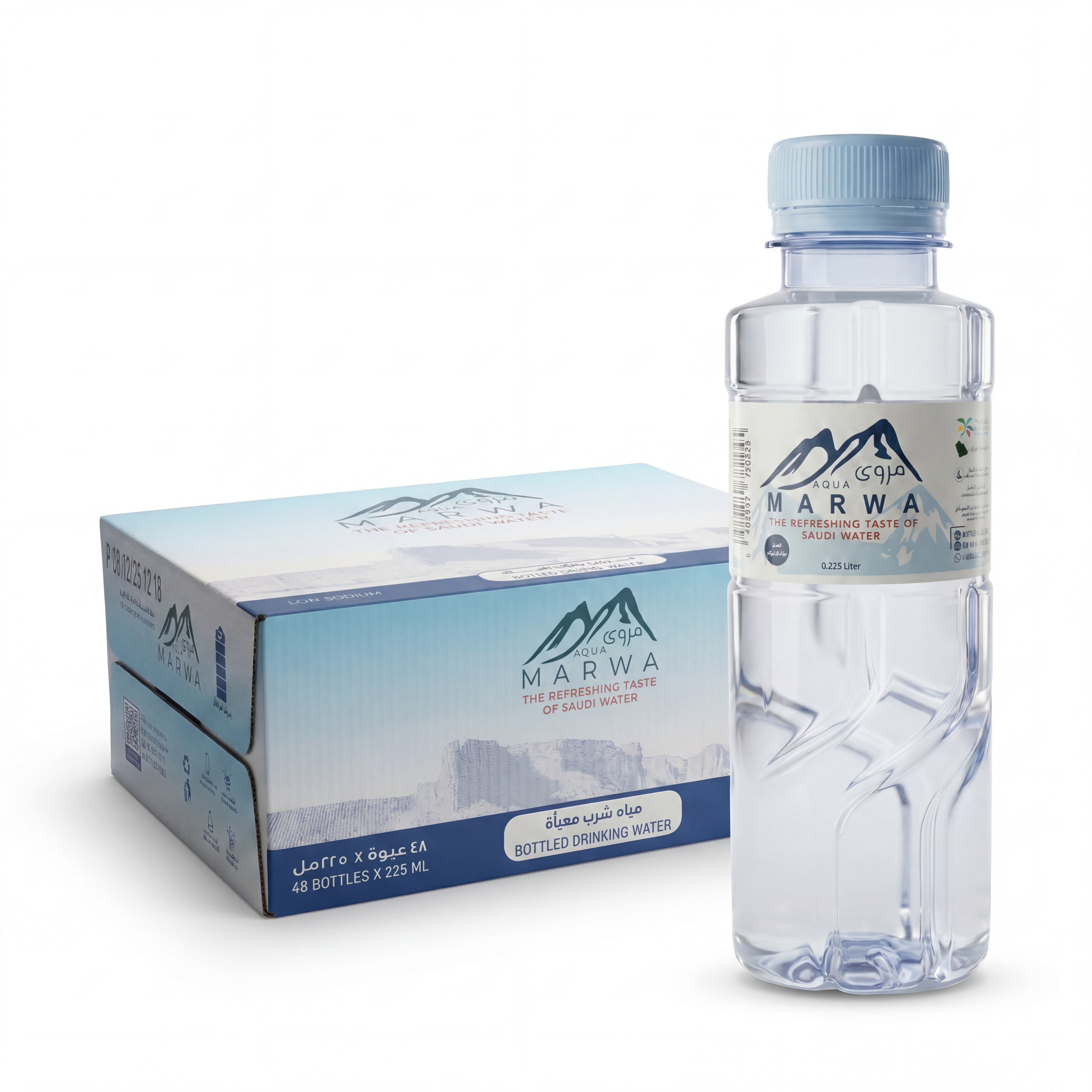 أكوا مروى 225 مل - 10+5 كرتون